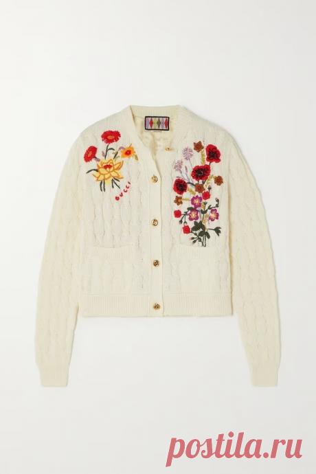Вышивка по вязаному полотну, идеи, модели. | Ольга Прилуцкая, вязание - это модно | Дзен