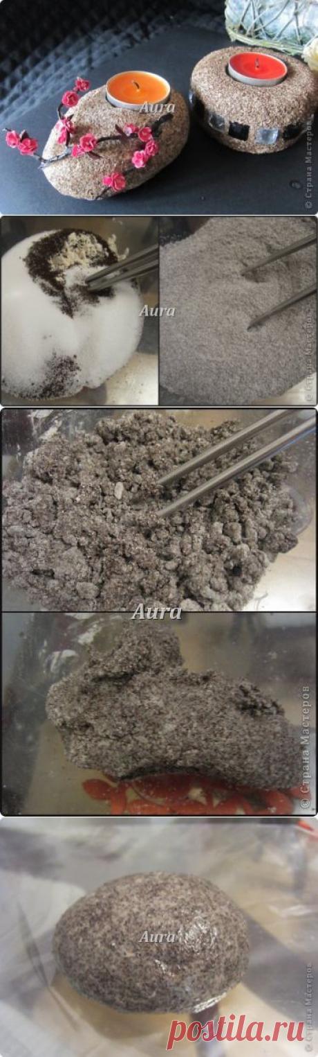 «Камень» - подсвечник. МК | Страна Мастеров