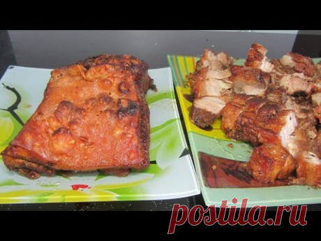 Хрустящая жареная свинина | жареная свинина с хрустящей корочкой crispy roast pork thịt quay da ròn