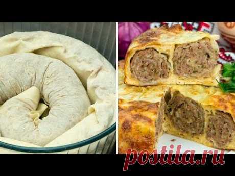 Никакой возни с тестом! Шикарный “Ленивый” пирог с мясом. | Appetitno.TV