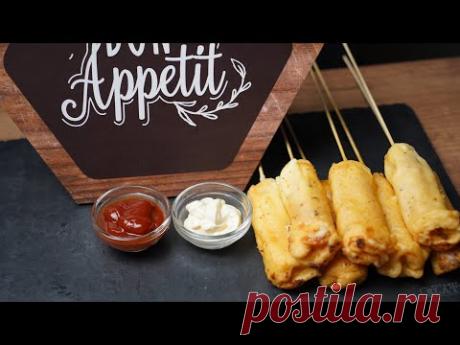 СОСИСКИ в тесте во ФРИТЮРЕ | РЕЦЕПТ приготовления ВКУСНЫХ СОСИСОК - YouTube