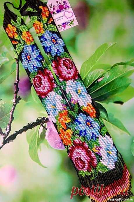 Гердан "Букет". | Бисер. Работы пользователей