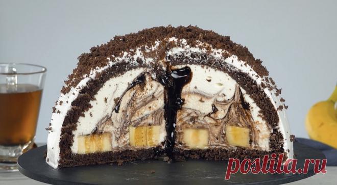 Торт «Норка крота» с бананами: аппетитный десерт к чаю - Вкусные рецепты - медиаплатформа МирТесен
