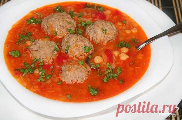 По субботам радую своих близких: томатный суп с мясными фрикадельками и нутом - umn1chka.ru Этот суп ассоциируется с выходными и солнцем! Ингредиенты: Фарш из говядины —...