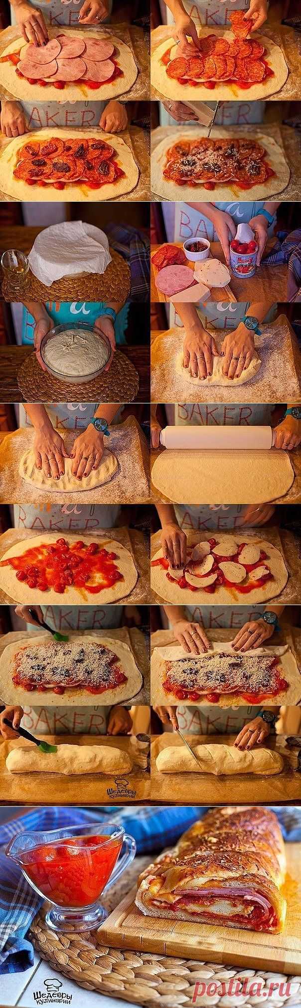 ПИЦЦА В РУЛЕТЕ 🍕
