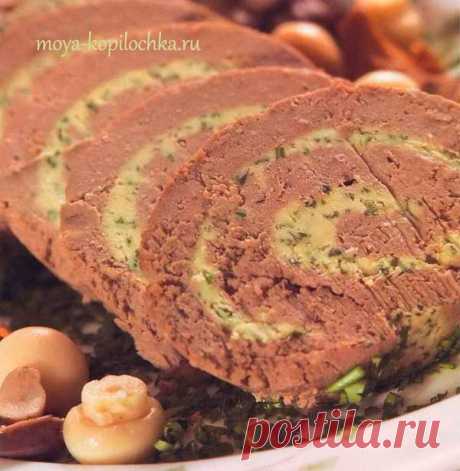 Паштет с куриной печенью и сыром. Необычайно нежный деликатес.