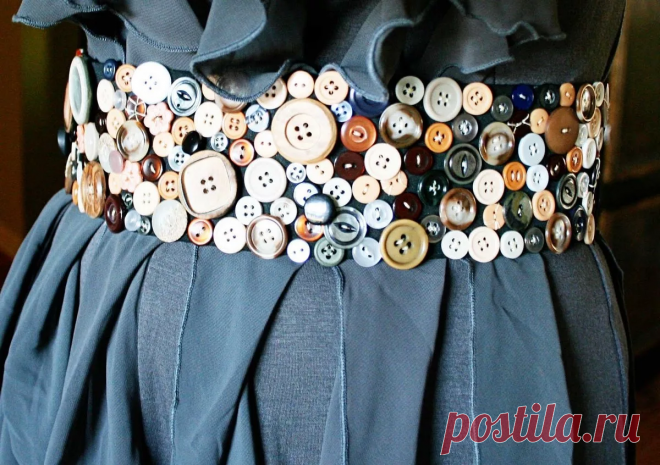 Смелые и оригинальные украшения одежды - пуговицами, бусинами, бисером и т.д. Идеи и примеры для воплощения! | Юлия Жданова | Яндекс Дзен