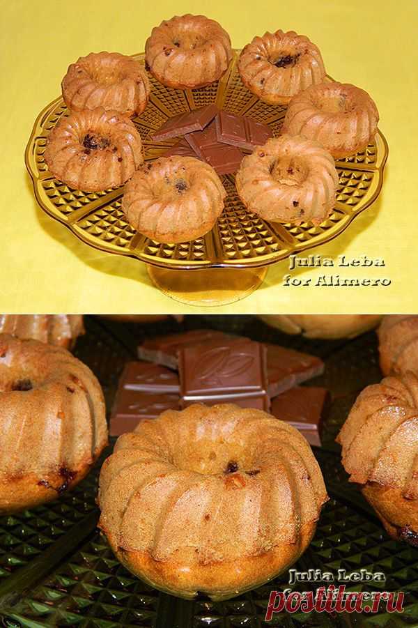 Маффины "Ириски с шоколадом"