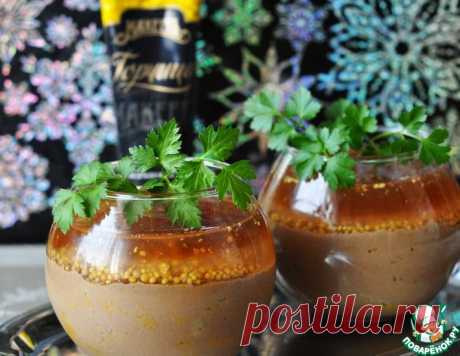 Печёночный паштет с горчичным желе – кулинарный рецепт