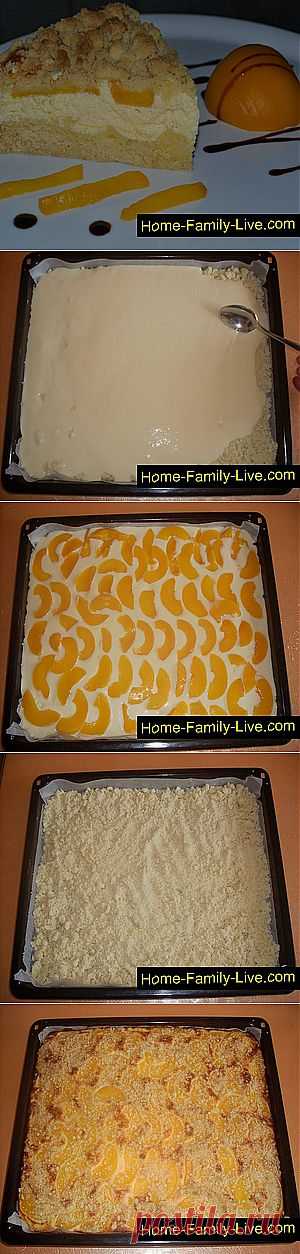 Кулинарные рецепты Пирог с персиками &raquo; Кулинарные рецепты