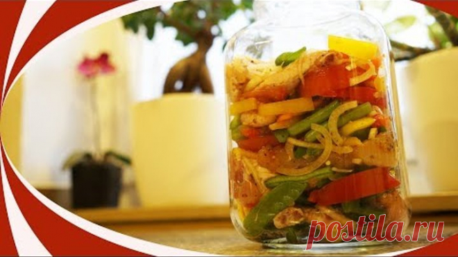 КУРИЦА В БАНКЕ – удивительно просто и вкусно! (Рецент в духовке)