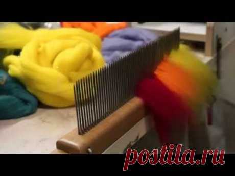 Colour Blending on a Hackle