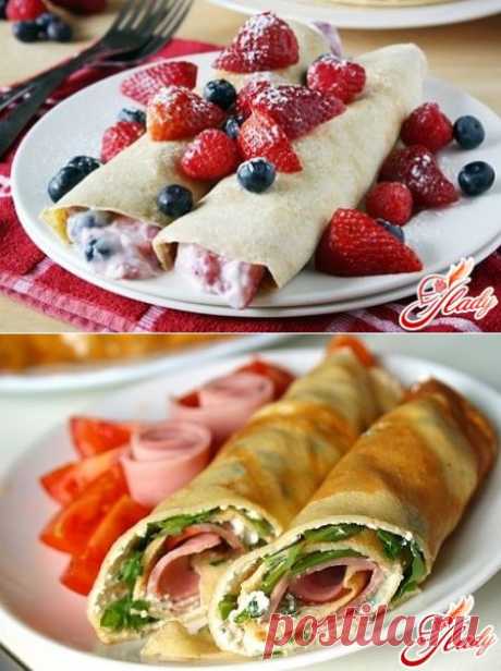 Простой рецепт: блины с начинкой, приготовление изделий