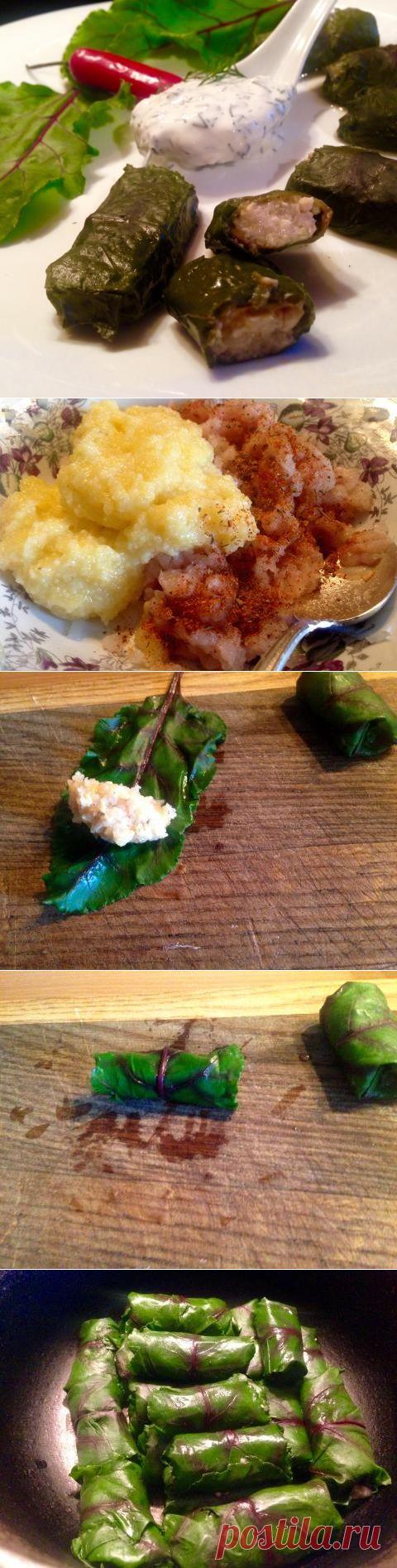 Голубцы в листьях свеклы. Нено и вкусно; | 4vkusa.ru