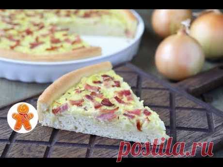 Немецкий Луковый Пирог ✧ Zwiebelkuchen ✧ German Onion Pie (English Subtitles)