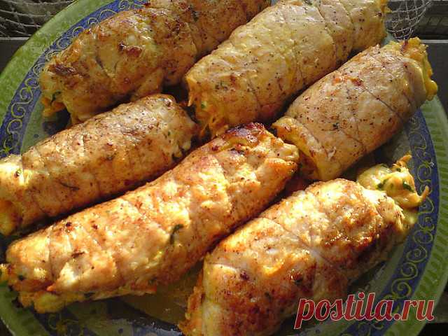 Куриные рулетики 