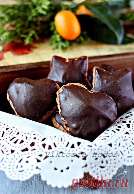 Пряники &quot; Сердечные с джемом&quot; - Сладкий мир