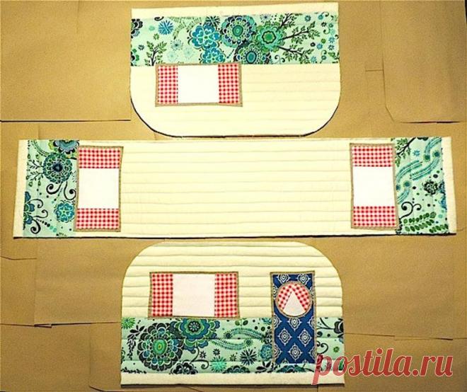 Vintage Caravan Sewing Machine Cover Pattern | Etsy