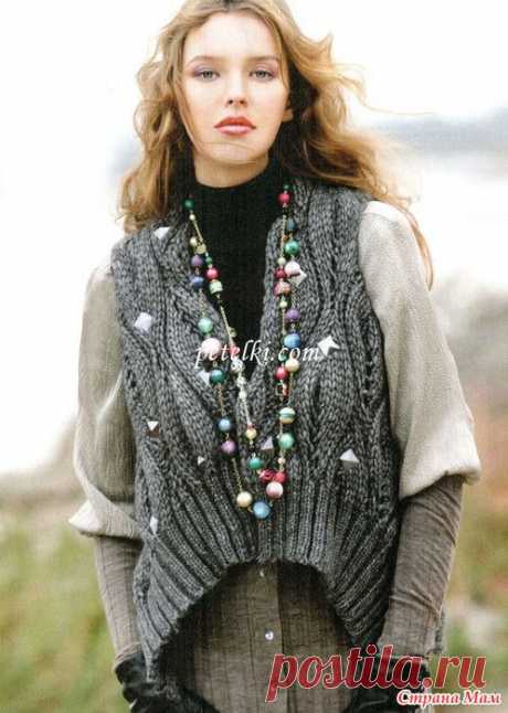 Жилет мини из толстой пряжи (если есть желающие разобраться и связать отзовитесь!!!) - Мой любимый бохо стиль (и не только он) - Страна Мам