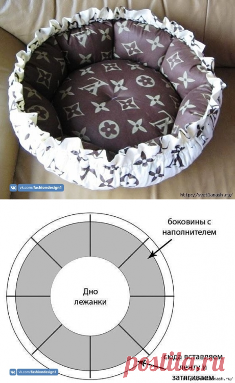 Лежанка для домашних животных своими руками — Сделай сам, идеи для творчества - DIY Ideas