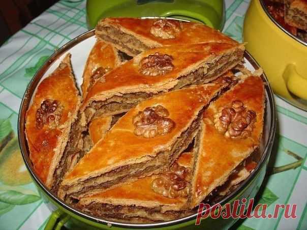 Тает во рту… Домашняя пахлава непременно понравится Вашей семье! | Вкусные рецепты