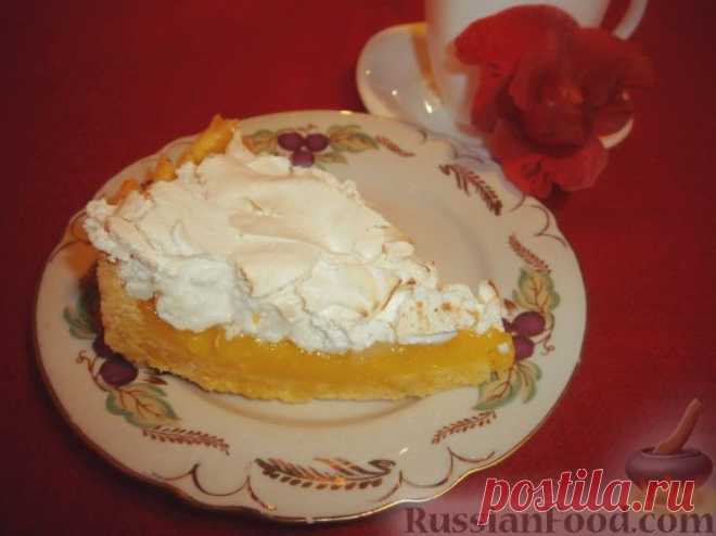 Рецепт: Итальянский лимонный пирог с меренгой (Сrostata al limone con meringa) на RussianFood.com