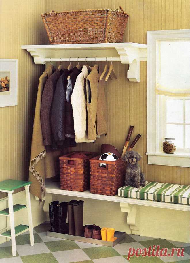 Как за четыре часа сделать прихожую удобнее: 10 советов — Roomble.com