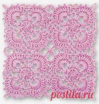 ТОП-10 изумительных квадратных мотивов для вязания красивых летних вещей | Вязалки Веселого Хомяка | Дзен