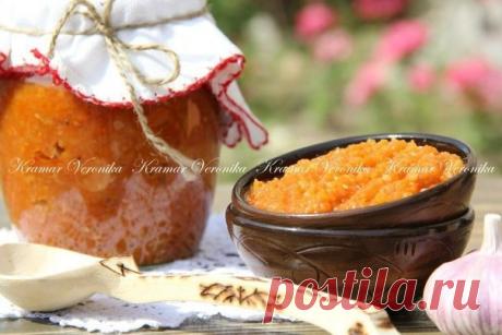 Кабачковая икра с чесноком. Автор: Вероника Крамарь