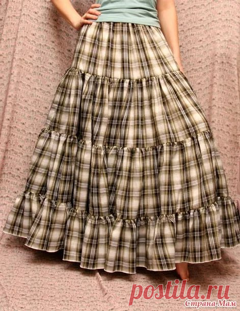 Как сшить юбку ярусами без выкройки