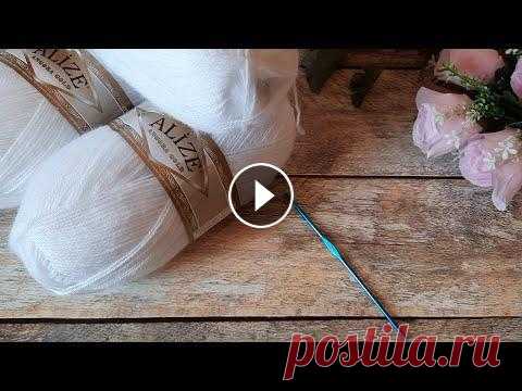 Раппорт узора 12 петель + 1. В высоту повторяем со 3-го по 8-й ряд Если быстро, то скорость воспроизведения можно регулировать. Ссылка на это видео ht...