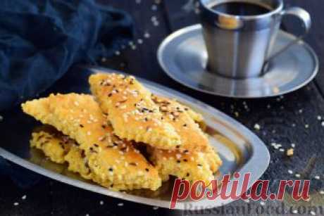 Рецепт: Соленое сырное печенье на майонезе на RussianFood.com
