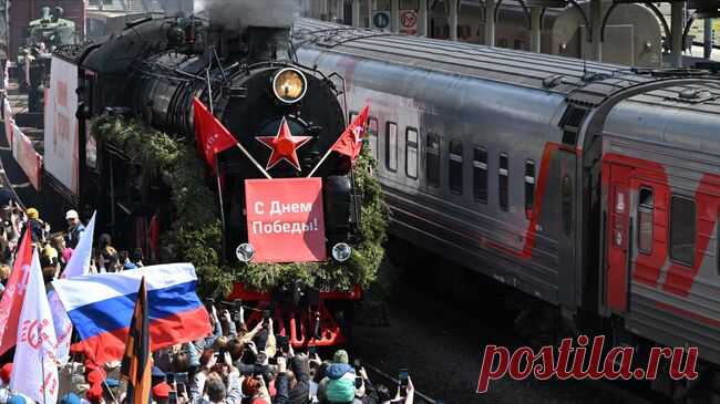 Все поезда РЖД дадут "Гудок Победы" 9 мая