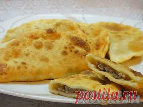 Чебуреки &quot;хрустящая корочка&quot; с мясом (рецепт с фото) | RUtxt.ru
