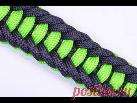 Make the Jagged Ladder Paracord Survival Bracelet with Buckle - BoredParacord