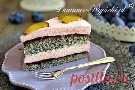 Makowo-сливовый пирог - Рецепт