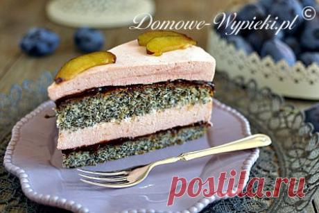 Makowo-сливовый пирог - Рецепт