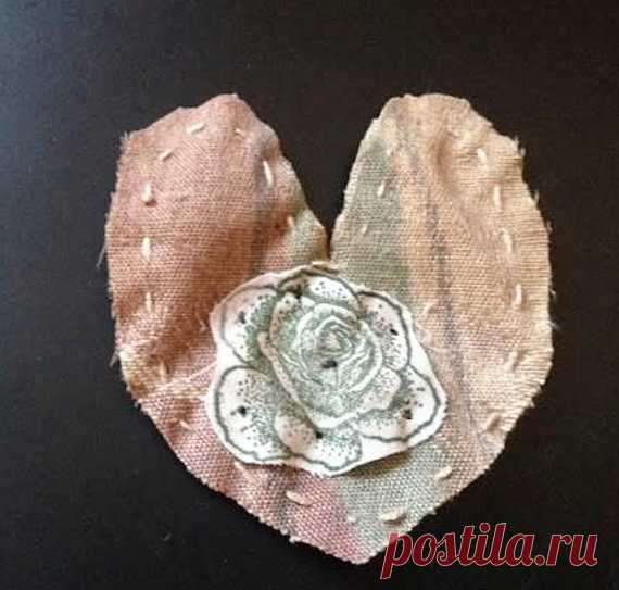 eco upcycled little gift ecru rustic stitchery gift от kateblossom