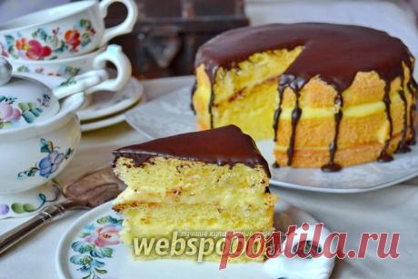 Бостонский кремовый торт (Boston Cream Pie)