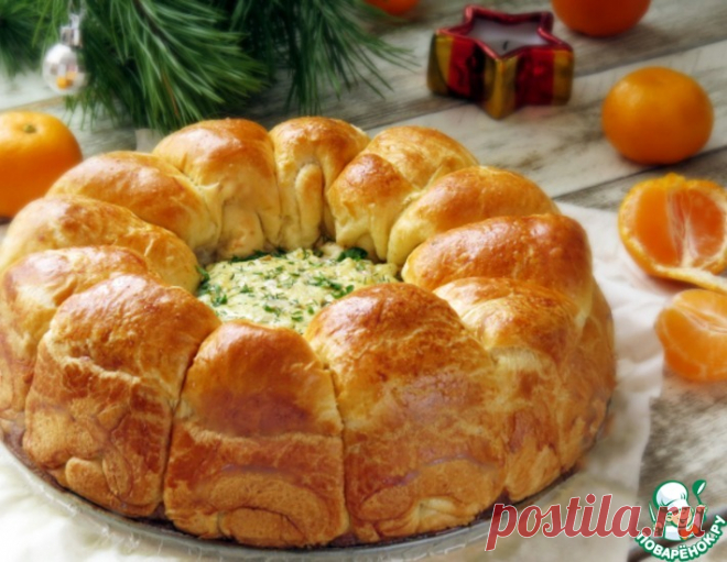 Сырные булочки с сырно-грибным кремом – кулинарный рецепт