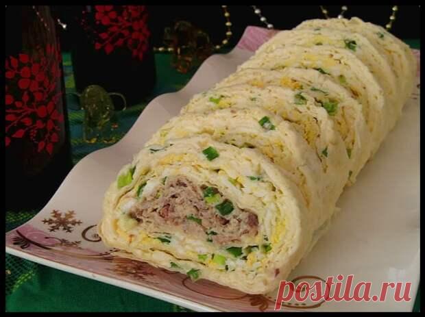 Рулет из лаваша «Мимоза» - закуска, которая съедается моментально! - Ваши любимые рецепты
                                             - 15 февраля
                                             - 43778368438 - Медиаплатформа МирТесен Дорогие мои! Сегодня хочу поделиться с Вами одним весьма очень интересным рецептом. Самое главное что готовить его абсолютно легко и просто. Рулет из лаваша «Мимоза» Равнодушных не останется! НАМ ПОНАДОБЯТСЯ СЛЕДУЮЩИЕ ИНГРЕДИЕНТЫ: 3 листа тонко...