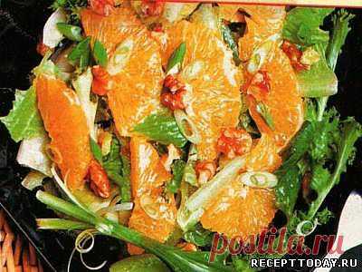 Рецепт: Cалат из овощей и фруктов