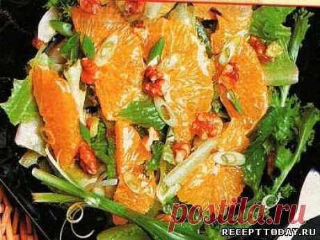 Рецепт: Cалат из овощей и фруктов