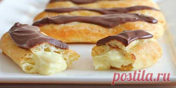 Эклеры, рецепт которых, проверен годами! | Кулинарушка - Вкусные Рецепты
