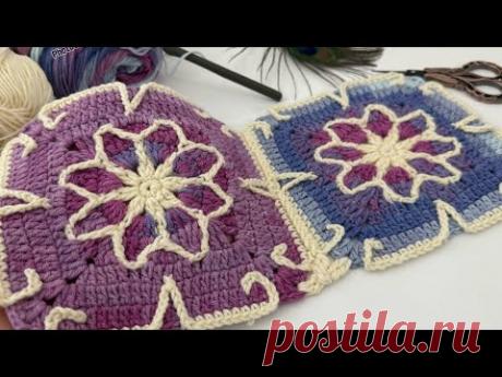 Для ваших проектов вязания крючком! Новый дизайн❣️Легкий и красивый узор для вязания крючком