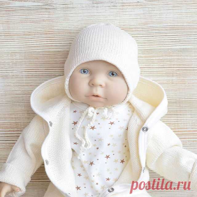 Новинка!!! ❤❤❤ Вязаная шапочка с ушками в тон к кофточке! А у кофточки теперь есть капюшон 👍

100% хлопок!
Ручная работа!

Пока такой вариант доступен к заказу только в 56 размере (для новорожденных). Чуть позже рассчитаю схему вязания и для других размеров тоже.