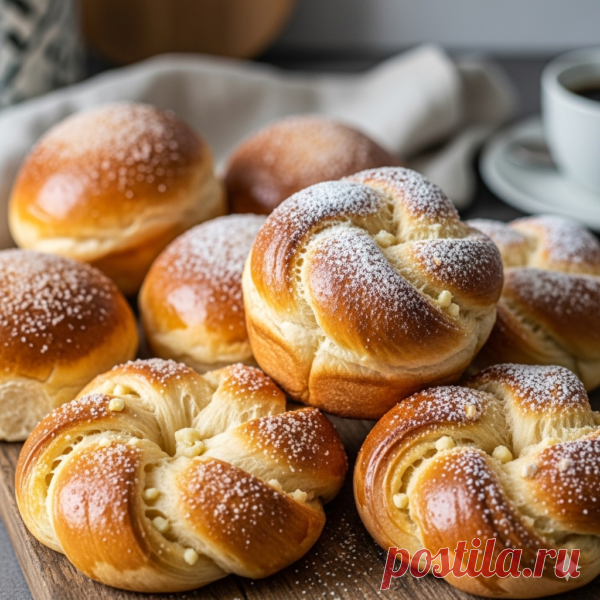 Сдобные булочки Бриошь