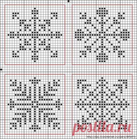Вышиваем снежинки — DIYIdeas