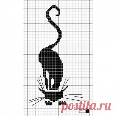 ​Вышиваем животных в технике монохром