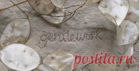 gentlework: Stitching a meadow...
